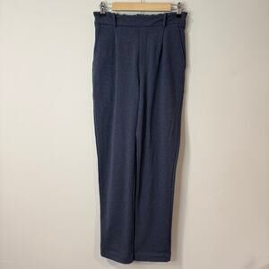 Peruvian Connection Women's Pants Pull On Pleated Blue Small Cotton Stretch